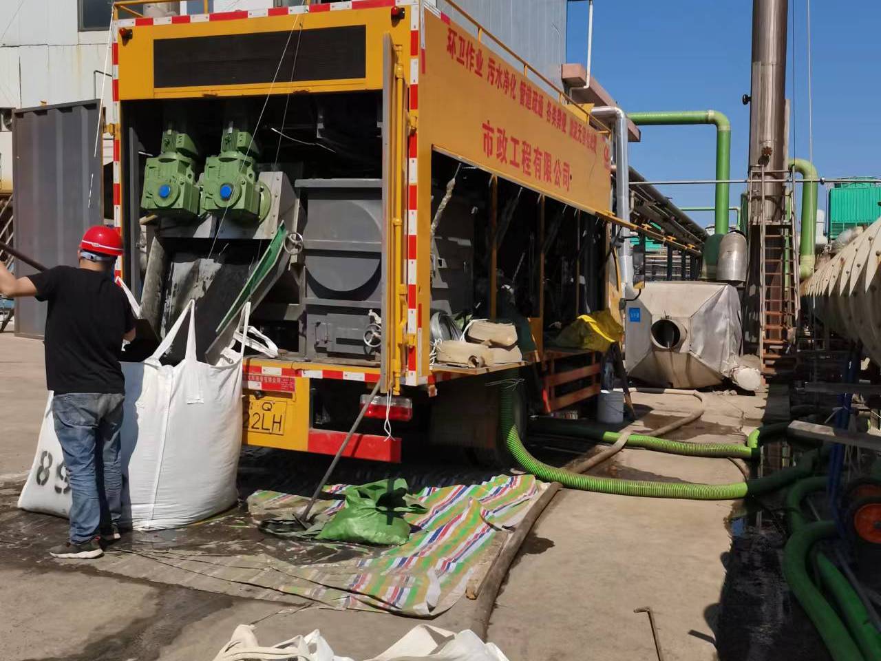 贵阳淤泥压干处理